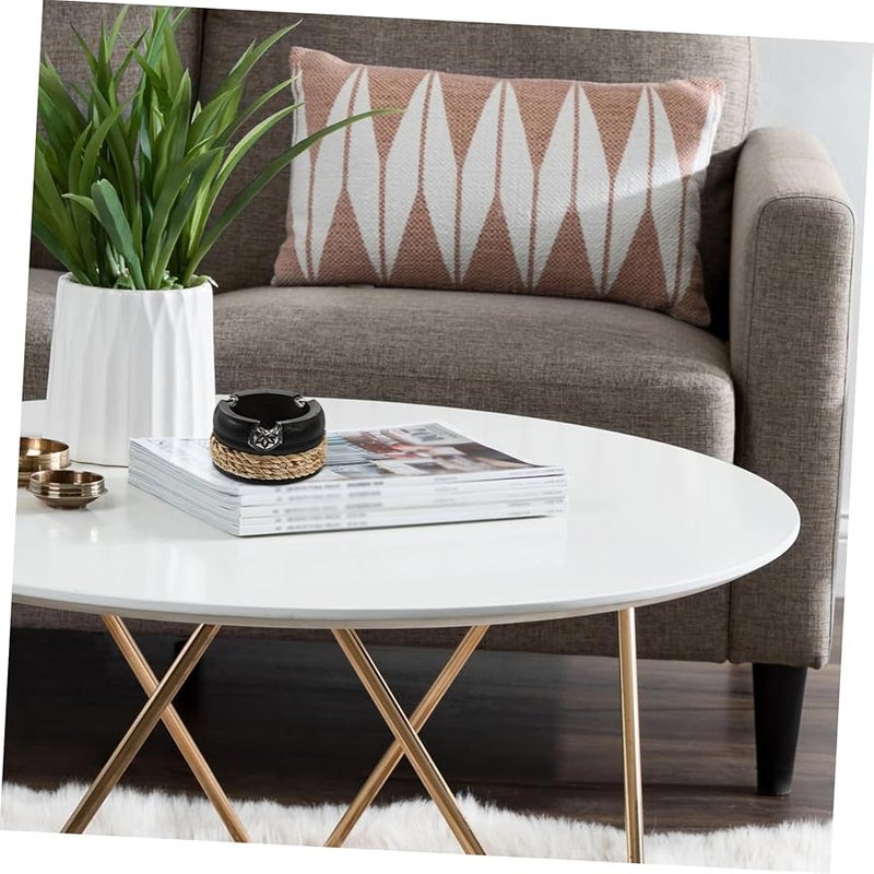 منفضة سجائر خشبية، حاوية رماد مدمجة للمنزل والمكتب، للداخل والخارج، مقاومة للبلى، بتصميم مستقر - Image 3